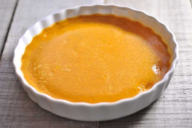 Baked Pumpkin-Orange Custard